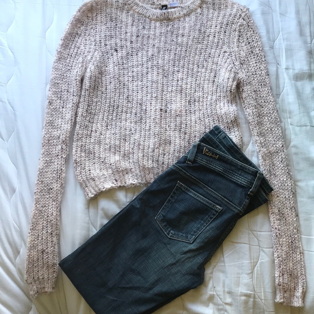 Pink sweater